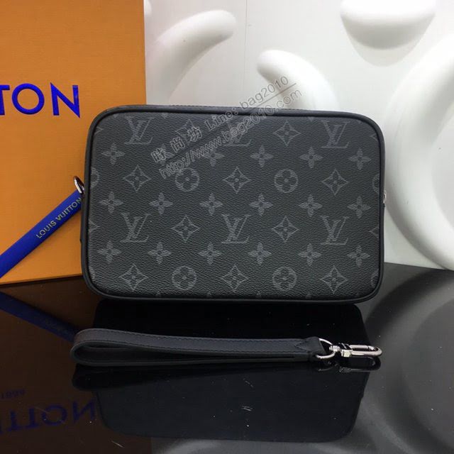 lv新款包包 路易威登Kasai手包 塗層帆布 lv男士手拿包  ydh3866